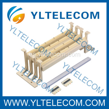 50-100 bloque de cableado de par 110 para Patch Panel con la pierna